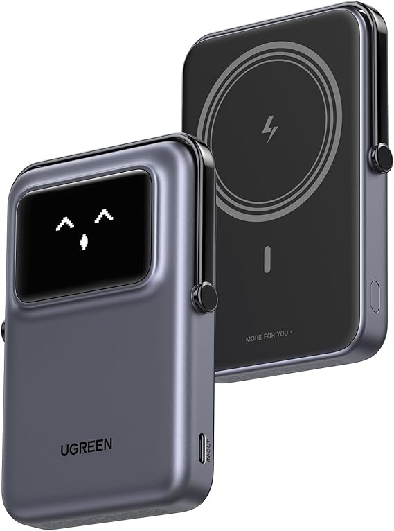 UGREEN Uno Magnetic Wireless Power Bank – 5000mAh (20W)