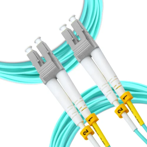 Fiber Optic Patch Cord LC–LC OM4 Multimode – 10 Meter (Duplex)