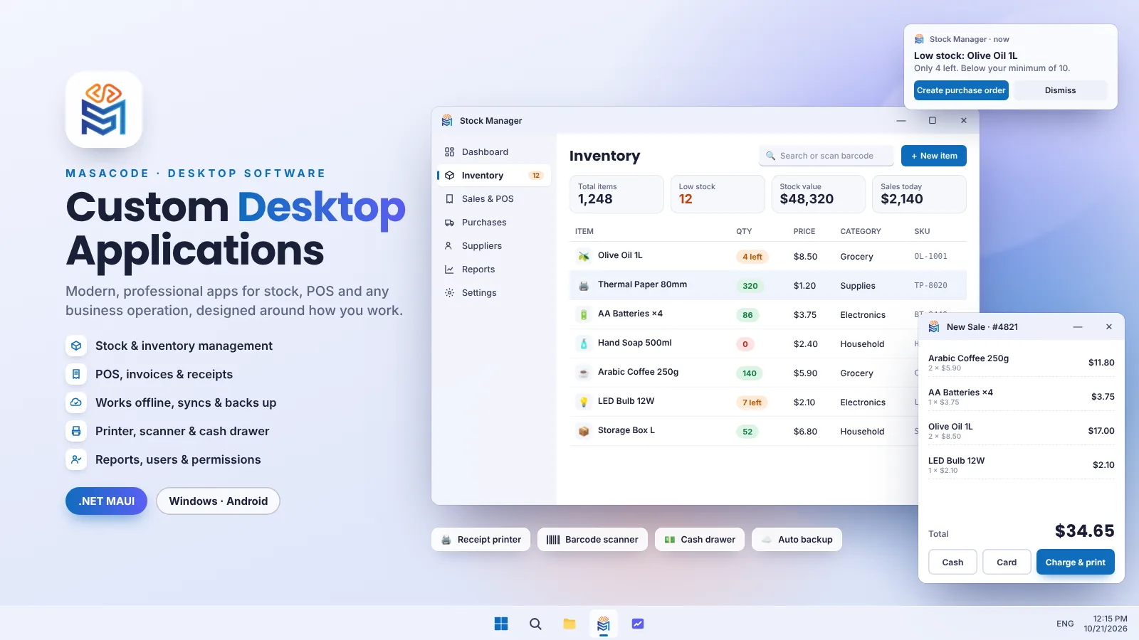 Custom Desktop Applications preview